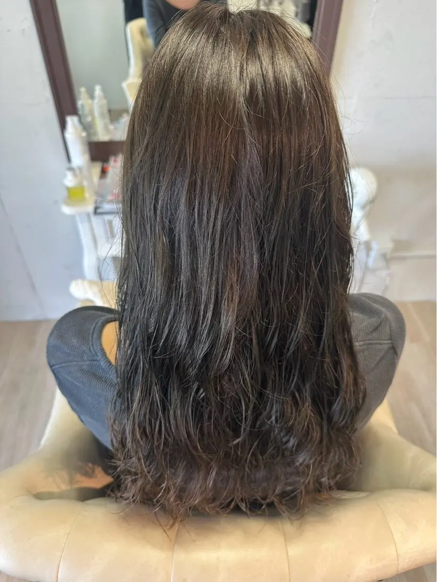 ロング パーマ パーマ eMu🫧 〜𝑴𝒊𝒖〜のヘアスタイル