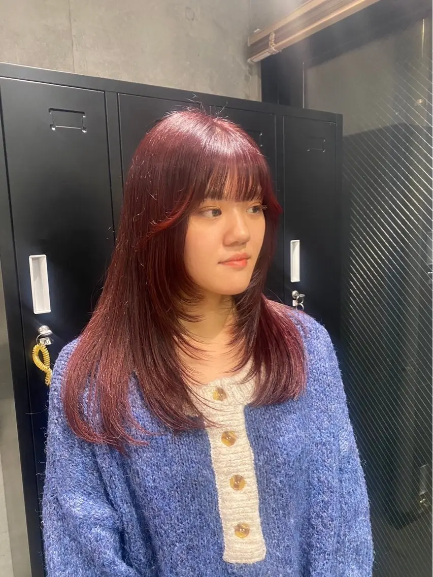 カラー Men’s特化☘️ 暖色カラーMIHOのヘアスタイル