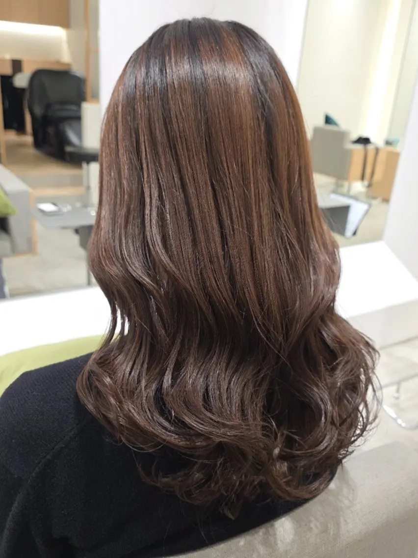 セミロング カット トリートメント ✂髪質改善ストレート NO.1 深澤 颯斗のヘアスタイル