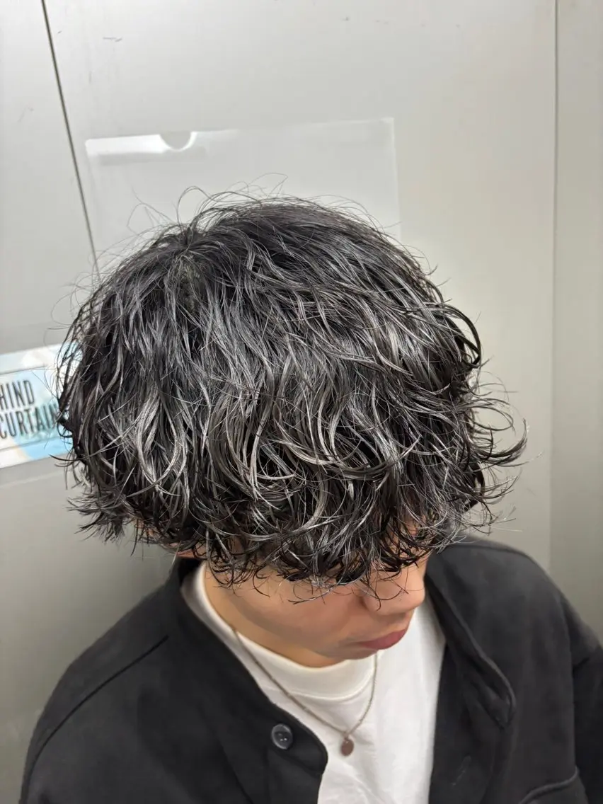 パーマ メンズ 波巻きパーマ パーマ 🌀メンズパーマ🌀 平川海夢のヘアスタイル