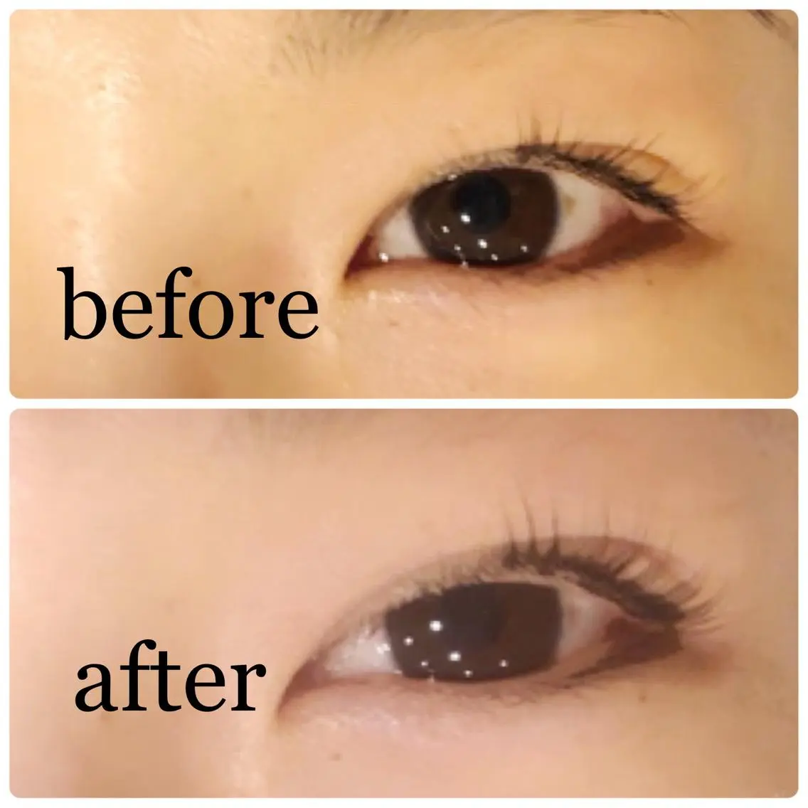 マツエク・マツパ 一重×まつ毛パーマ Avenir 表参道 nail&eye予約のネイルデザイン