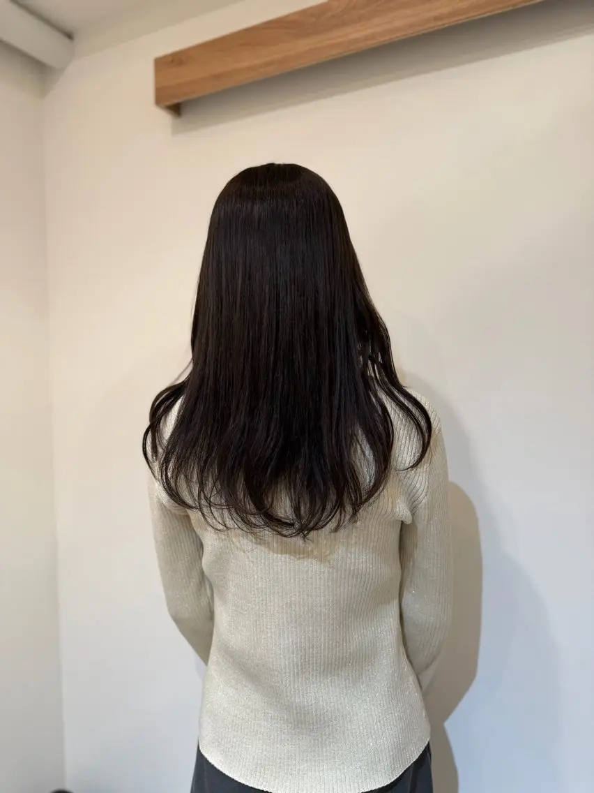 ロング カラー カット ヘアカラー トリートメント ヘッドスパ 💇🏻♀️結/ 川崎美容師のヘアスタイル