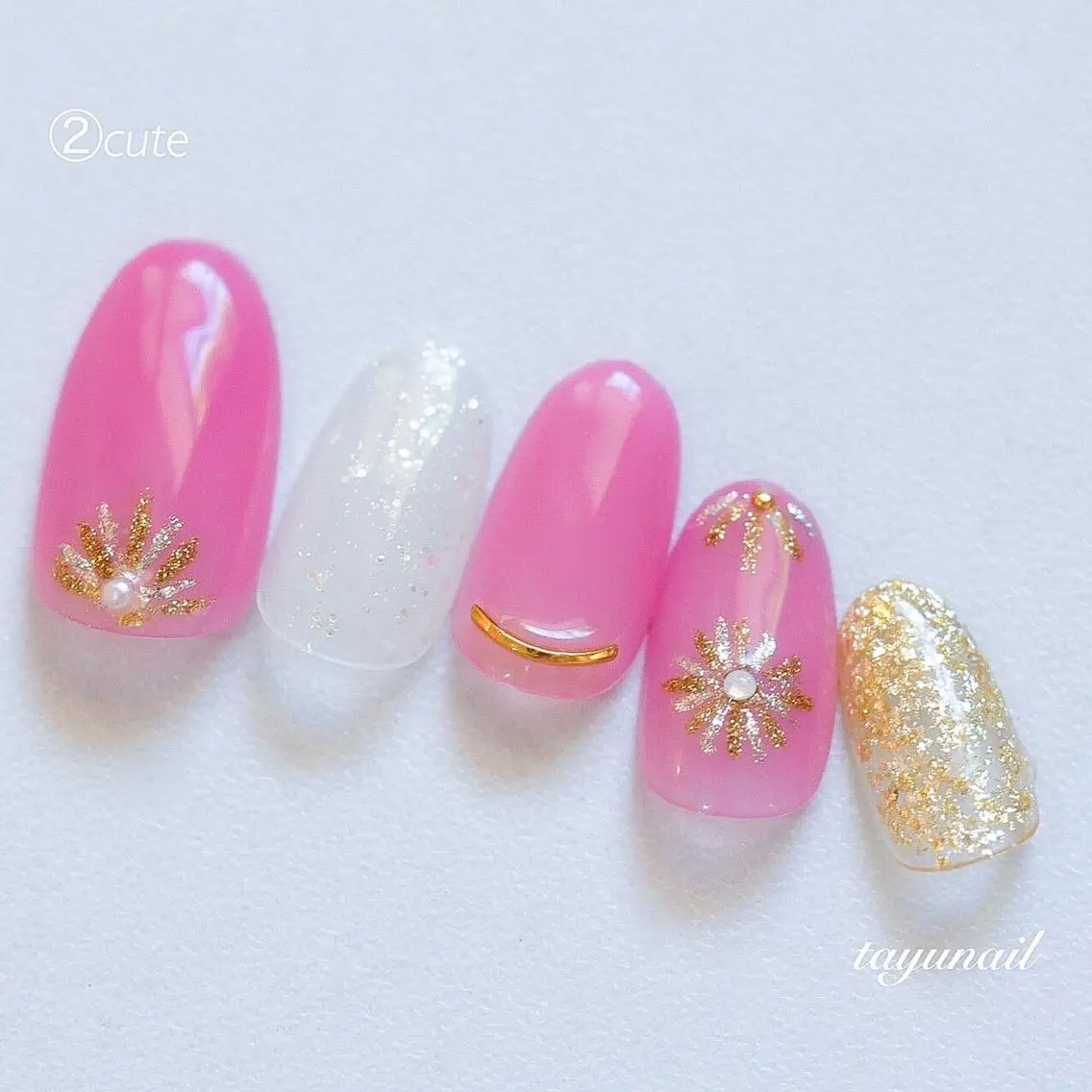 ネイル アートネイル ブルー ブラウン フットネイル ジェルネイル ネイルサロン 【たゆnail】のネイルデザイン