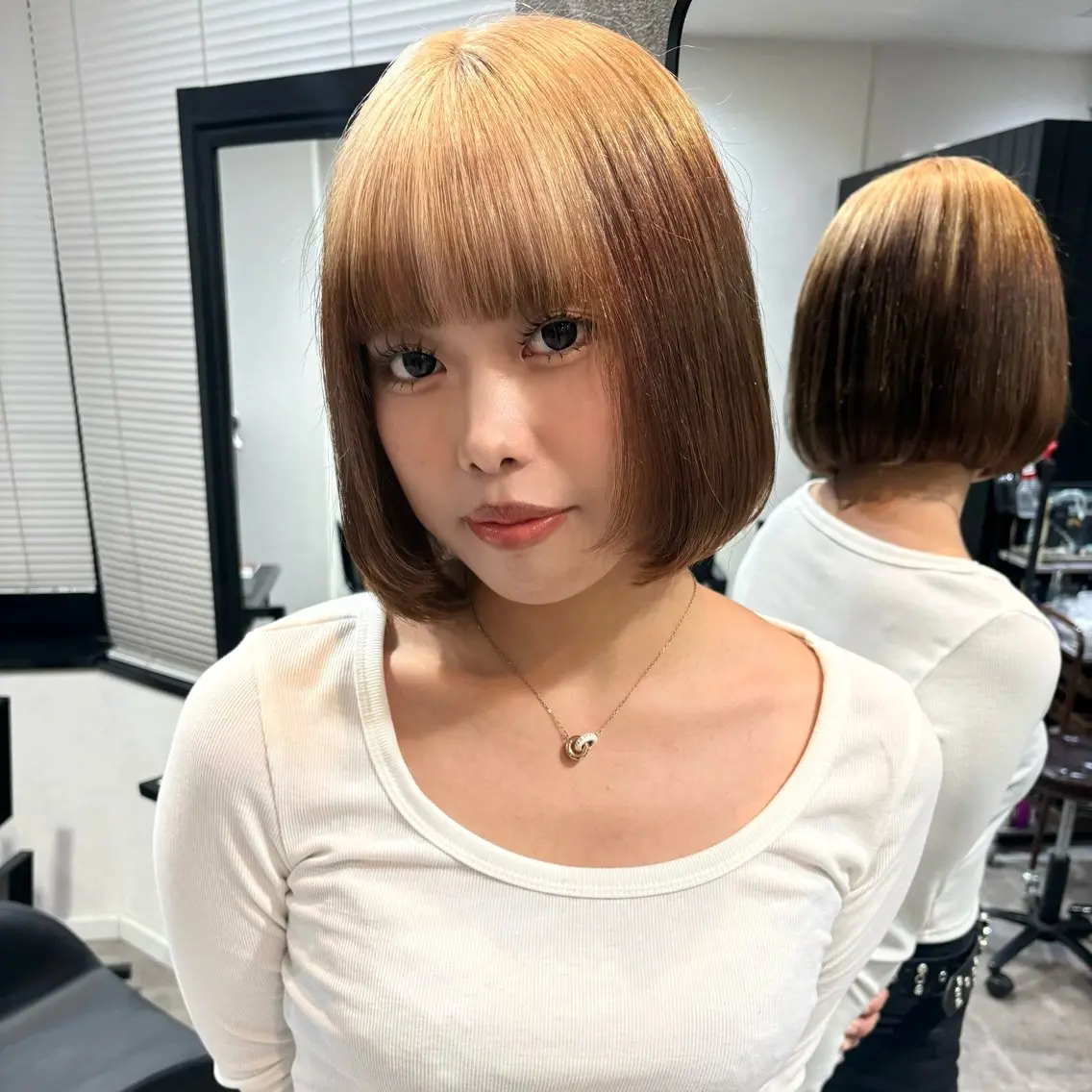 ショート カラー ヘアカラー 梅田/アニメヘア/ 寒色カラー/ノナのヘアスタイル