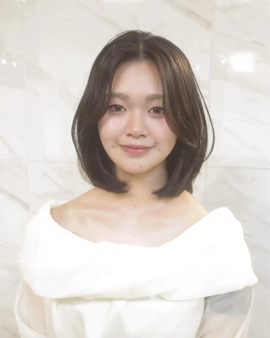 カラー カット ヘアカラー 縮毛矯正 🤍韓国ヘア/ 楓🤍のヘアスタイル