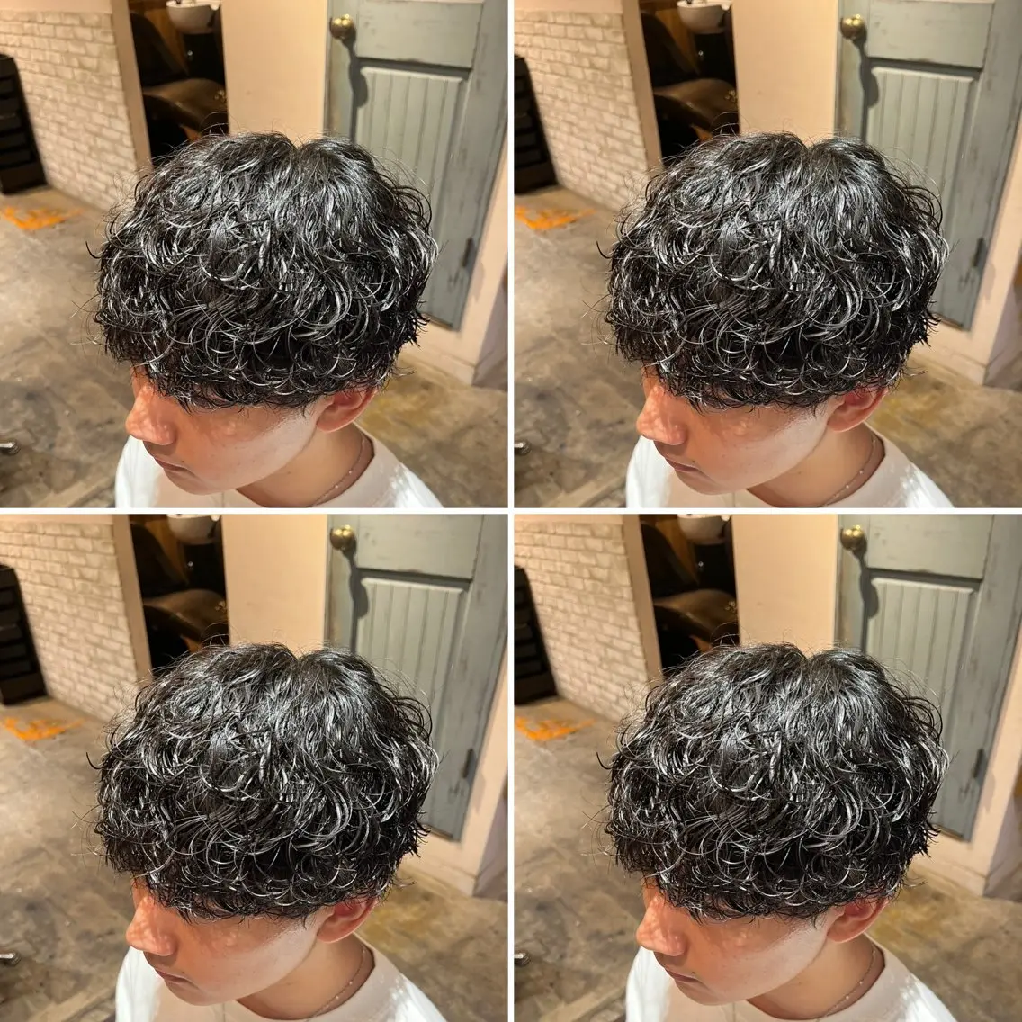 パーマ メンズ カット パーマ トリートメント ヘアセット メンズパーマ特化 店長望月謙二郎のヘアスタイル