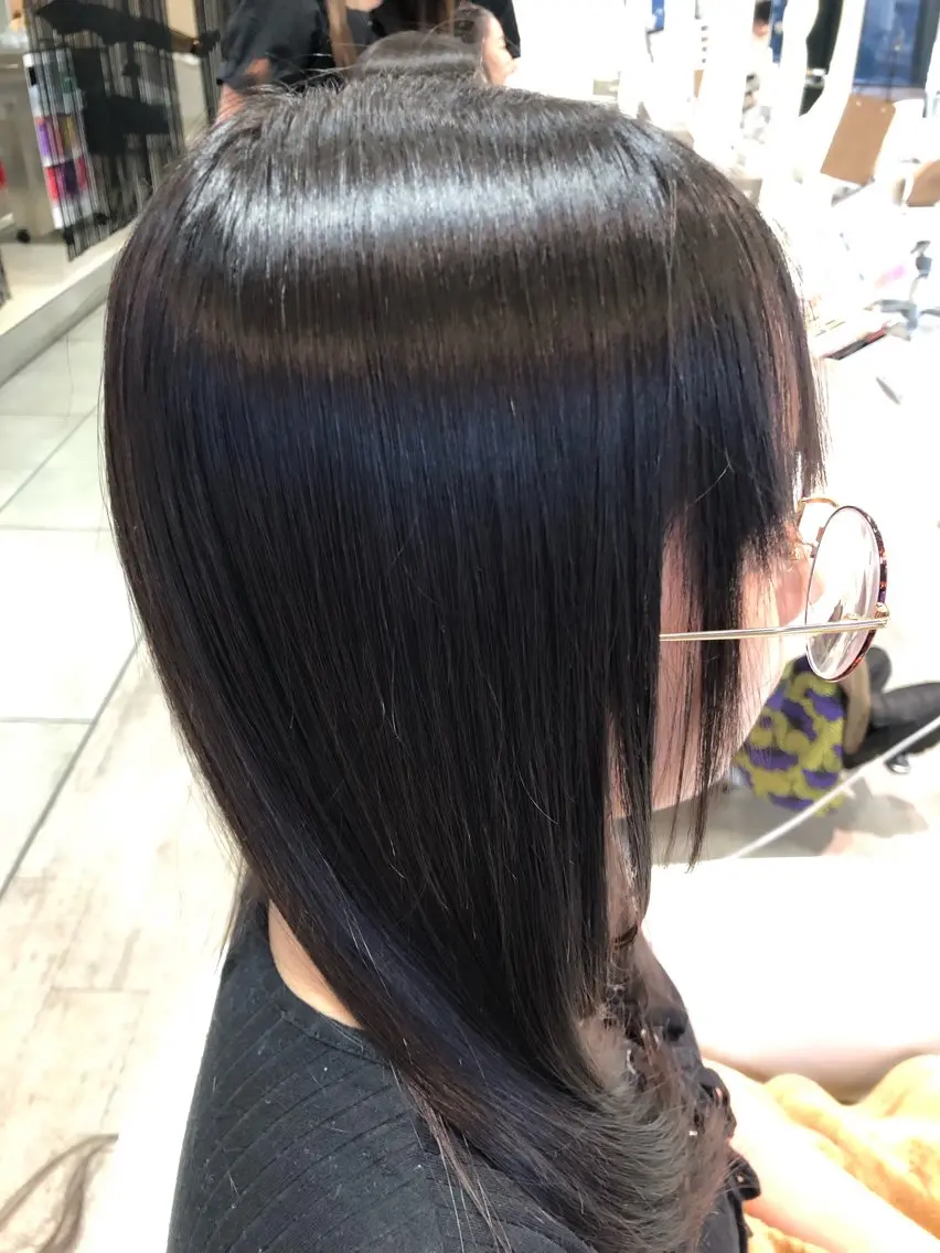 ロング 縮毛矯正 門田 恭弥のヘアスタイル