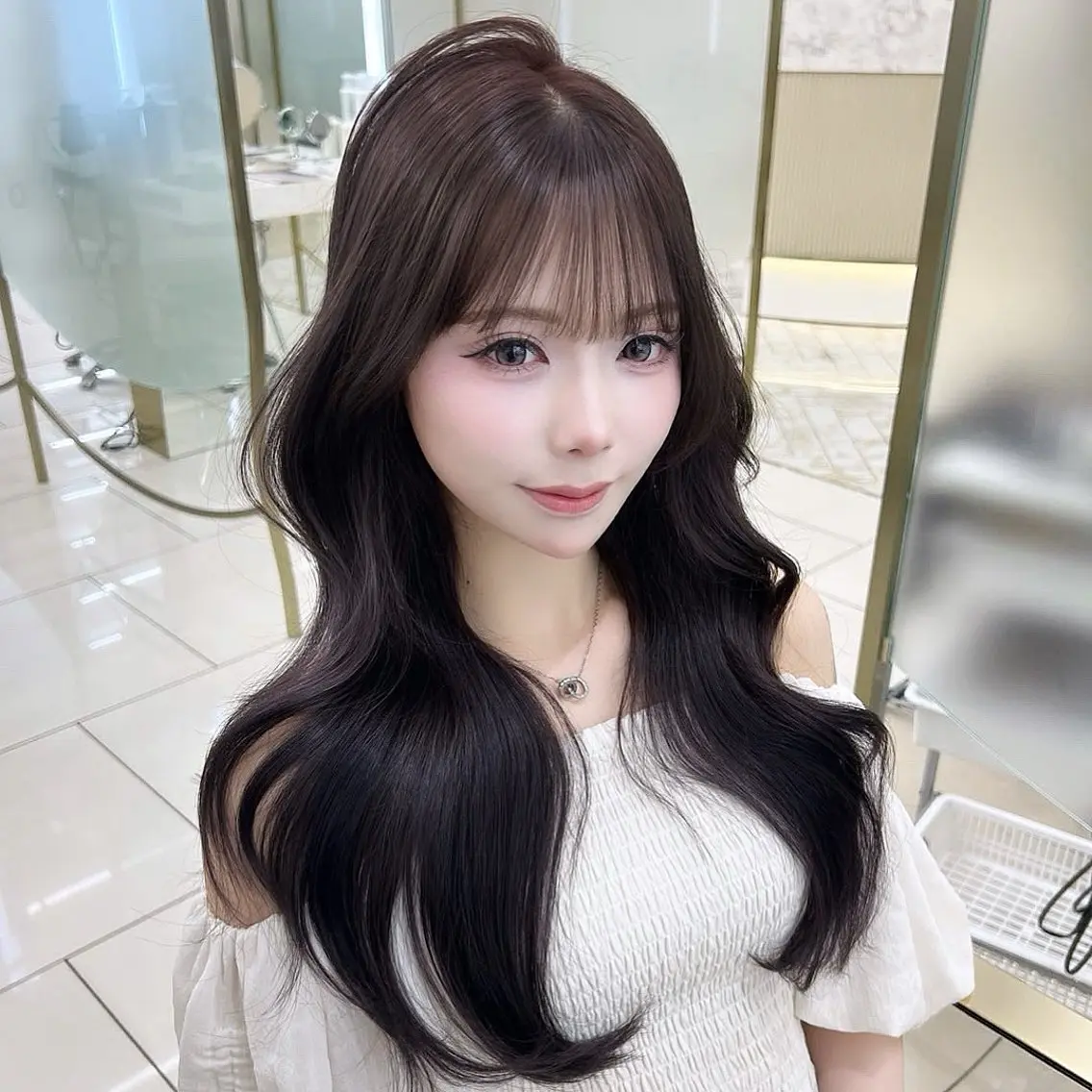 カラー グレージュ ラベンダーカラー ラベンダーグレージュ ラベンダーグレー 艶カラー🤍COA | ʏᴜʀɪɴᴀのヘアスタイル