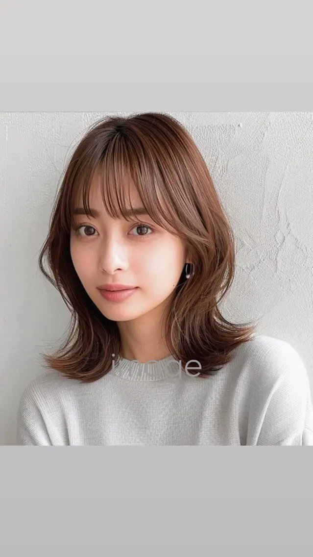 ミディアム 松本|似合わせ眉 ×まつげパーマ×ヘアの眉毛・アイブロウイメージ