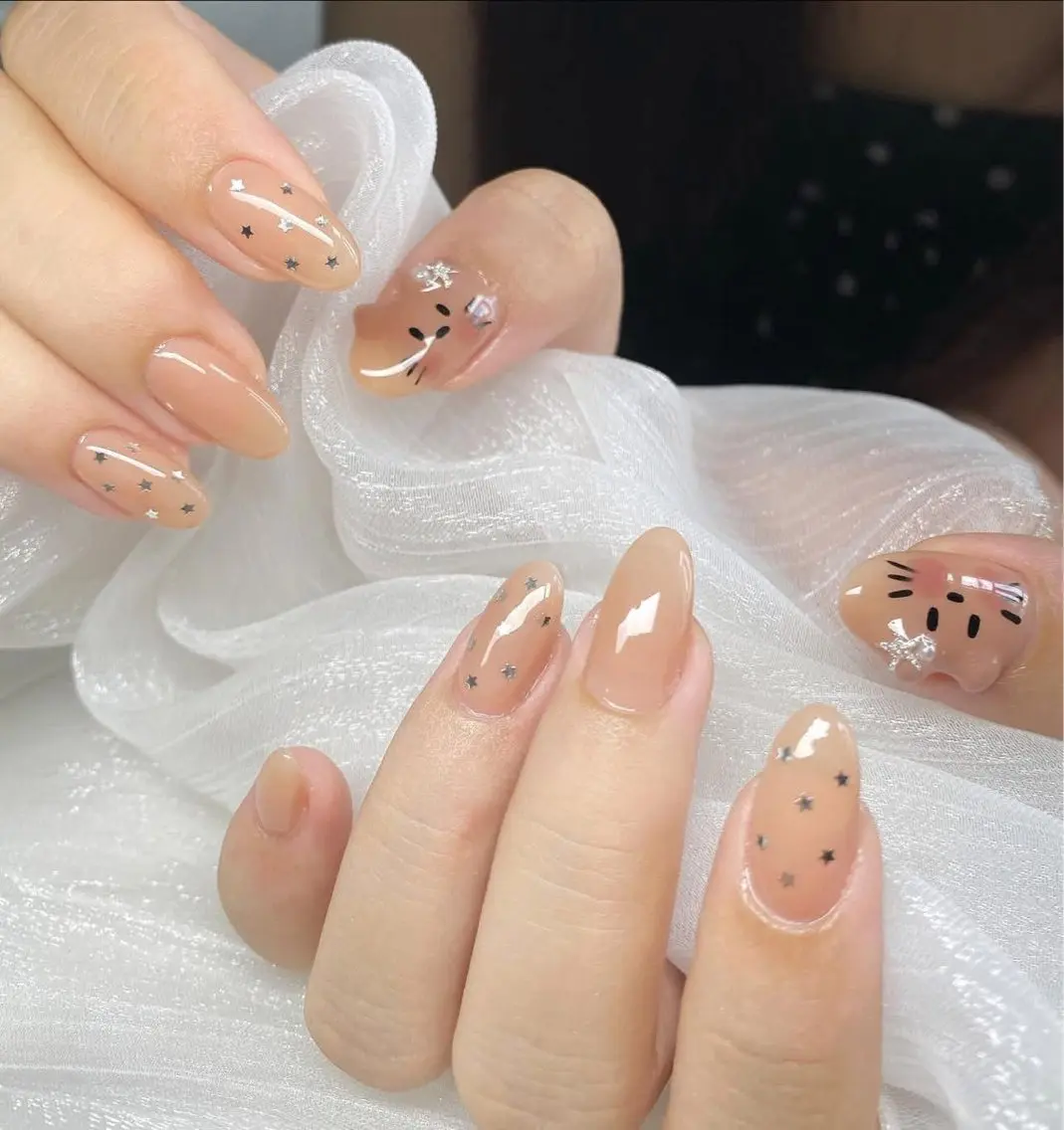 ネイル 韓国ネイル 持ち込み ニュアンスネイル ネイルチップ ROSE ANA CHUO 本川越のネイルデザイン