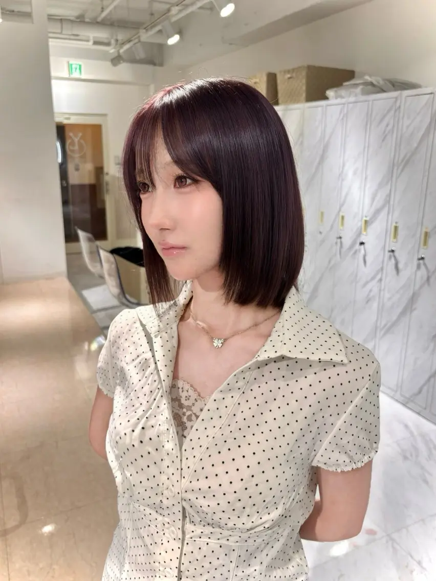 ロング カラー ダブルカラー HIYORI /透明感ダブルカラーのヘアスタイル