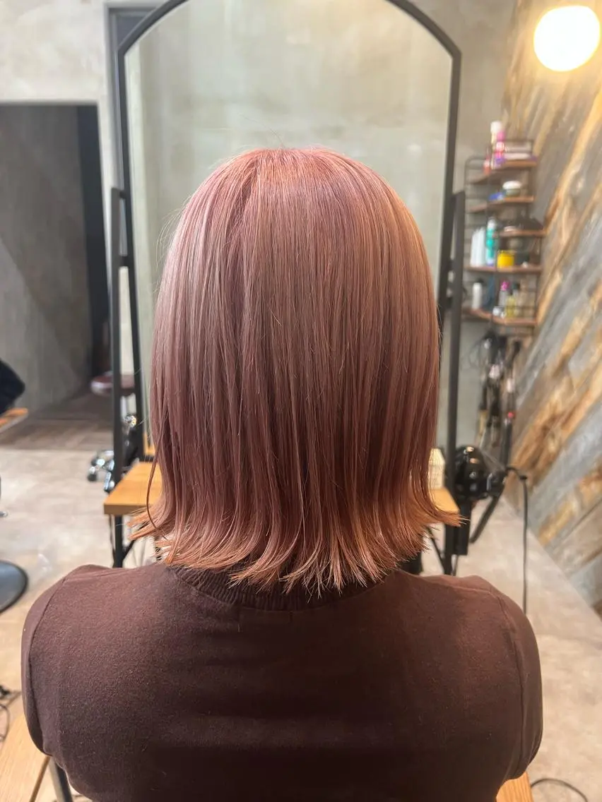 ダブルカラー+カット+髪質改善トリートメント+薬剤除去💇🏻♀️🩷の写真