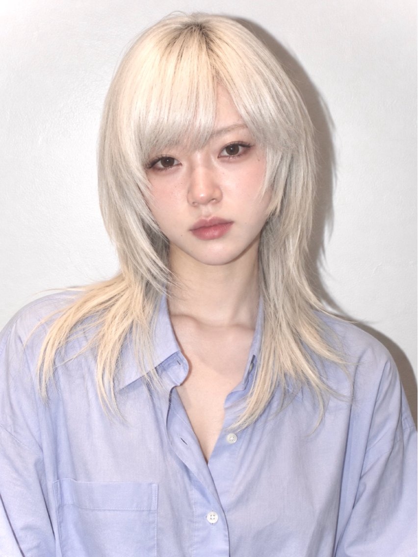 セミロング カラー カット ryuei /ケアブリーチのヘアスタイル
