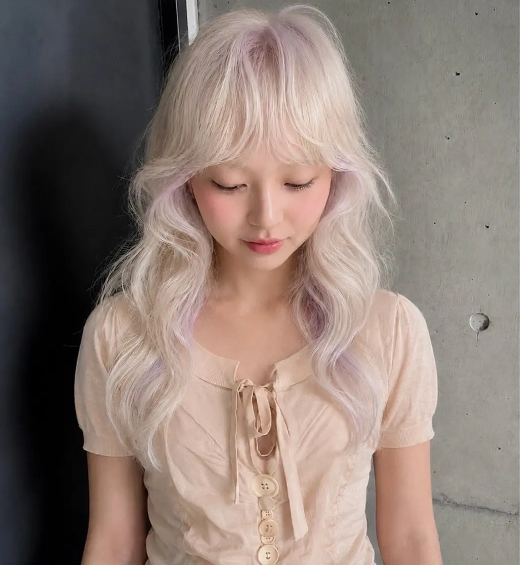 カラー ヘアカラー 🎀ミク🎀/ハイト ーン/デザインカラーのヘアスタイル