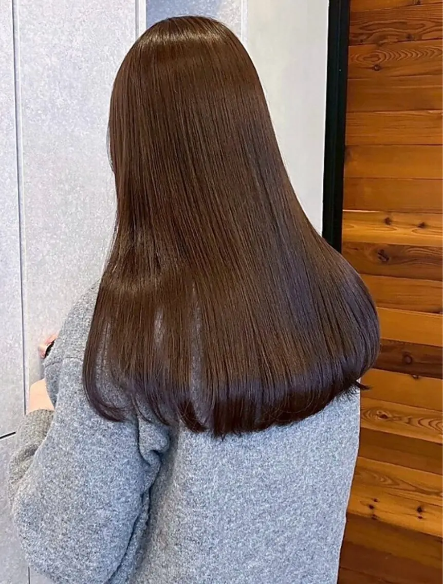 透明感カラー＋oggi ottoライトコーストリートメントの写真