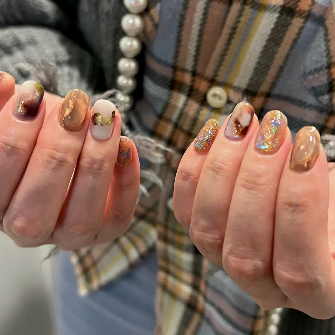 ネイル ハンドネイル nuás nailのネイルデザイン