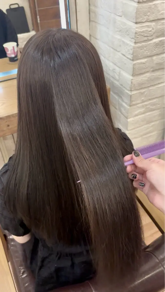 カラー 透明感カラー ヘアカラー little ruca‎𖤐のヘアスタイル