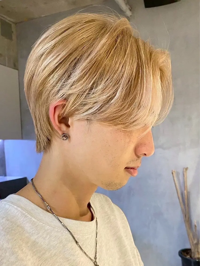 カラー メンズ ヘアカラー 岸田 和樹のヘアスタイル