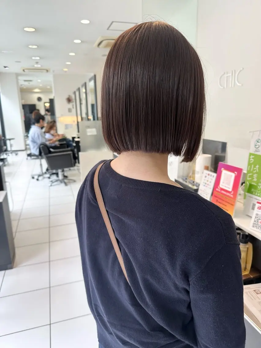 【ご新規様】【ダメージレスで美髪矯正💎✨】🪽カット+縮毛矯正+ファインバブル+髪質改善水素トリートメント🪽の写真