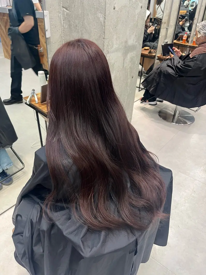 ロング ヘアカラー 海外風ハイライト／ Rizuのヘアスタイル