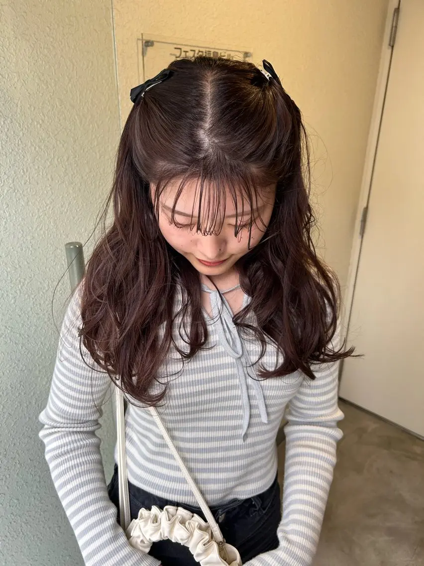 ロング 薄暮 マツイ　レンのヘアスタイル