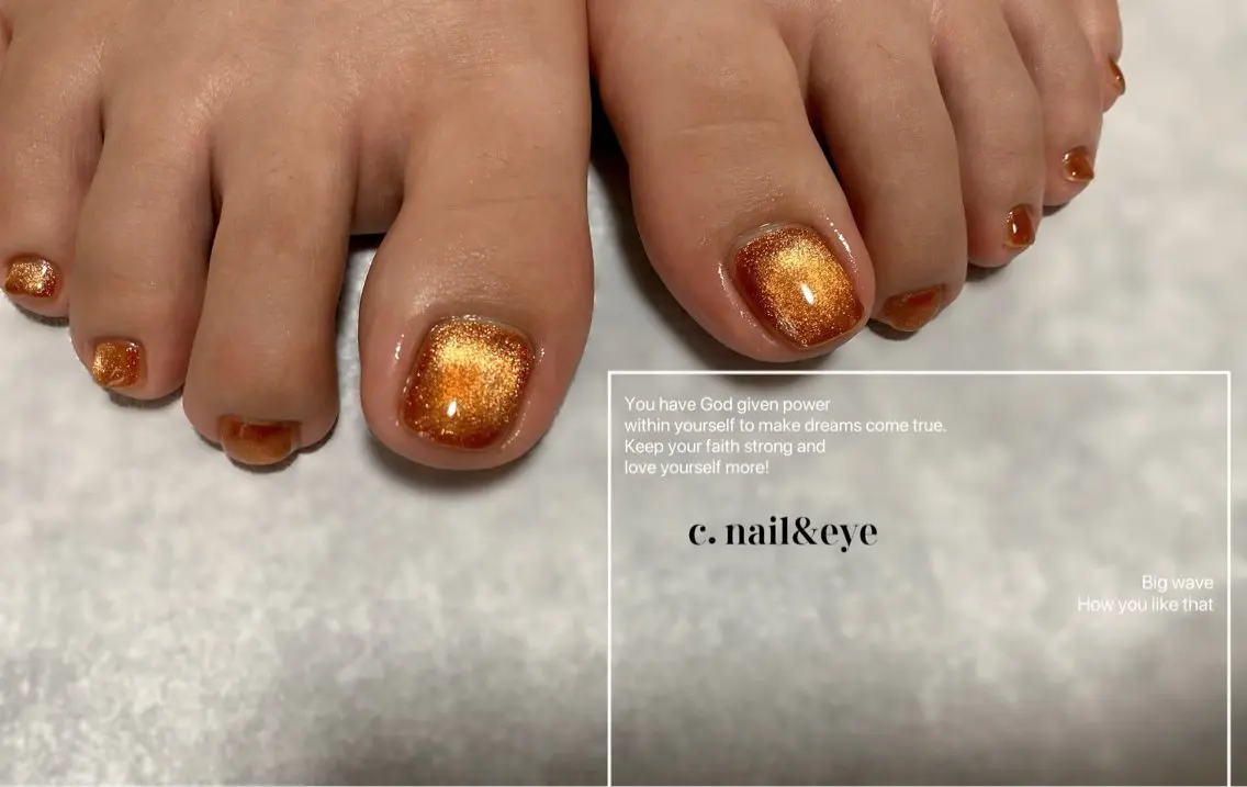 ネイル フットネイル C.Nail &Eyeのネイルデザイン