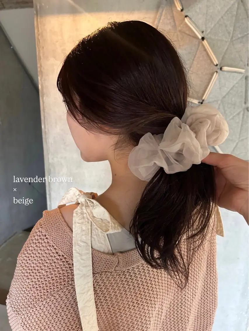 セミロング kana shimizuのヘアスタイル