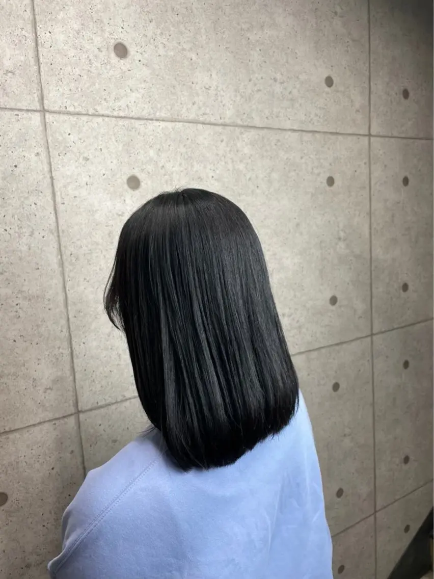 縮毛矯正➕カットの写真