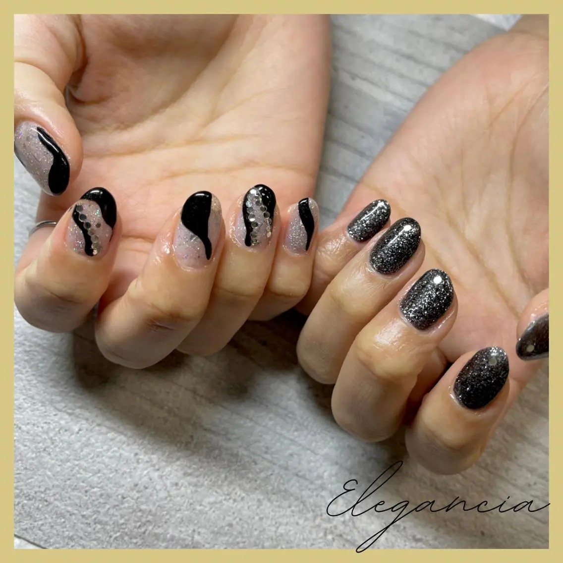 カラー ネイル Elegancia. Hiromiのネイルデザイン