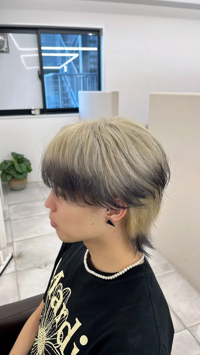 ミディアム カラー パーマ メンズ 🏆メンズヘア特化 🥇代表りんぺーのヘアスタイル