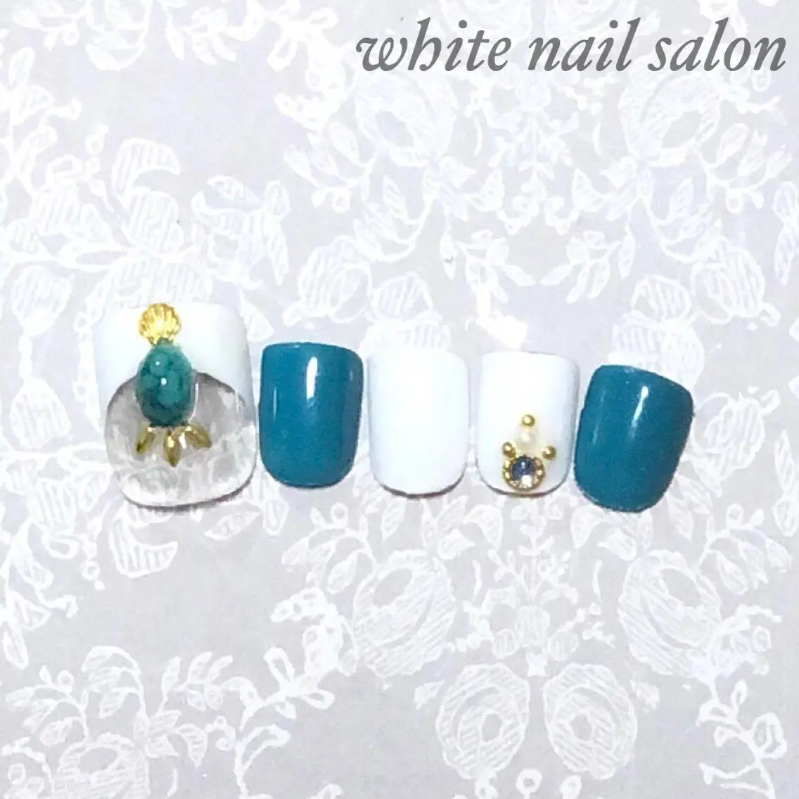ネイル フットネイル ジェルネイル ハードジェル オフィスネイル スカルプネイル フットネイル white nail salonのネイルデザイン