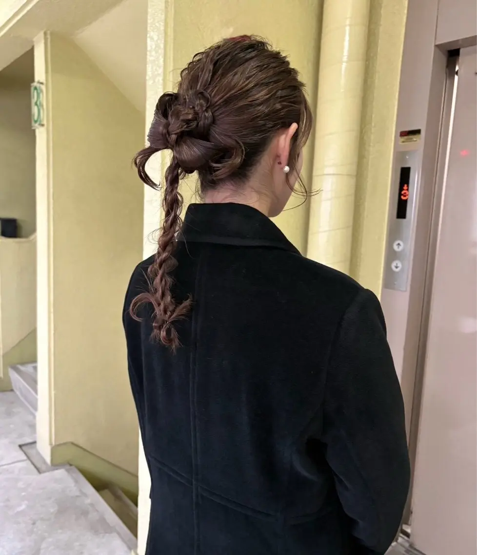 💓ヘアアレンジ.セット💓特別な用事の前に🪄⭐️の写真