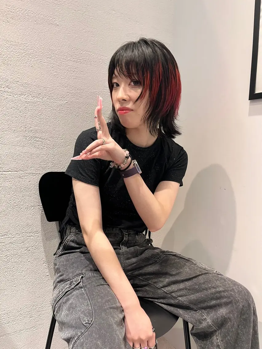 ショート カラー ヘアカラー 緒方椋 /学芸大学のヘアスタイル
