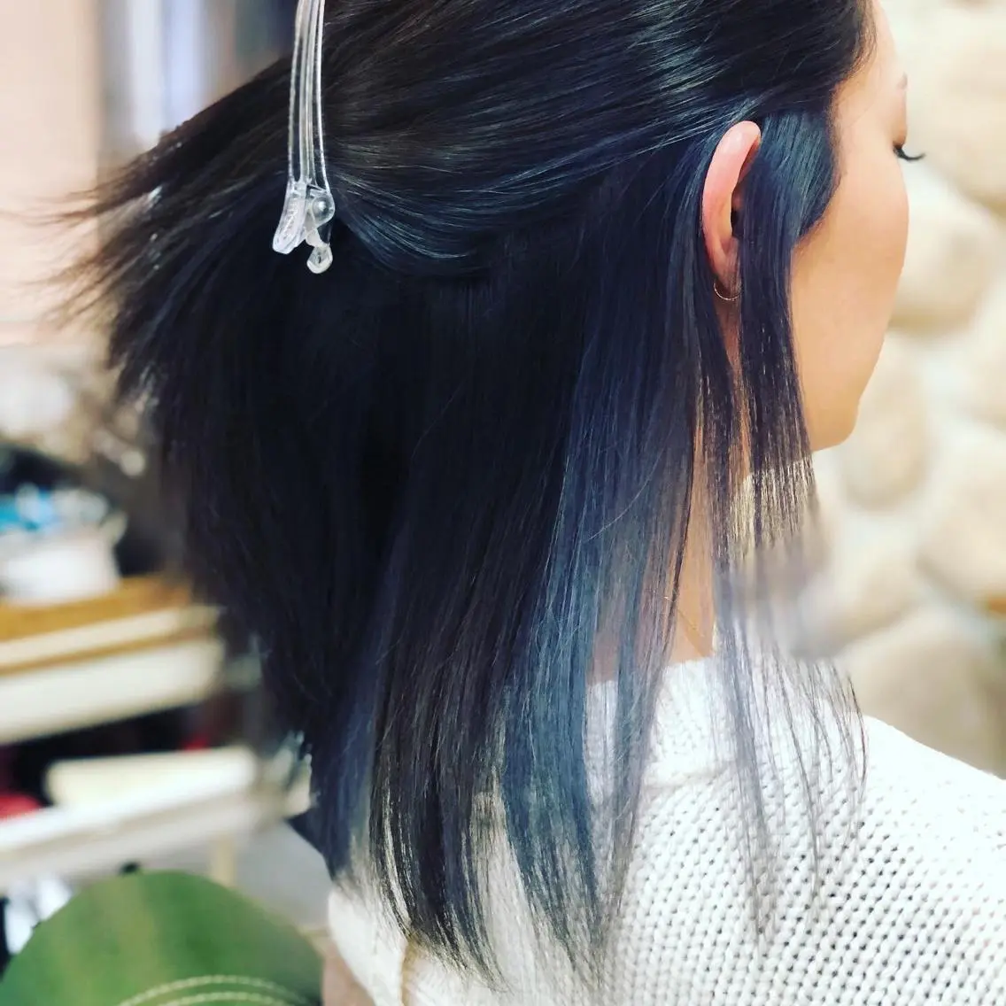セミロング カラー インナーカラー 岩下 葉平(店長)のヘアスタイル