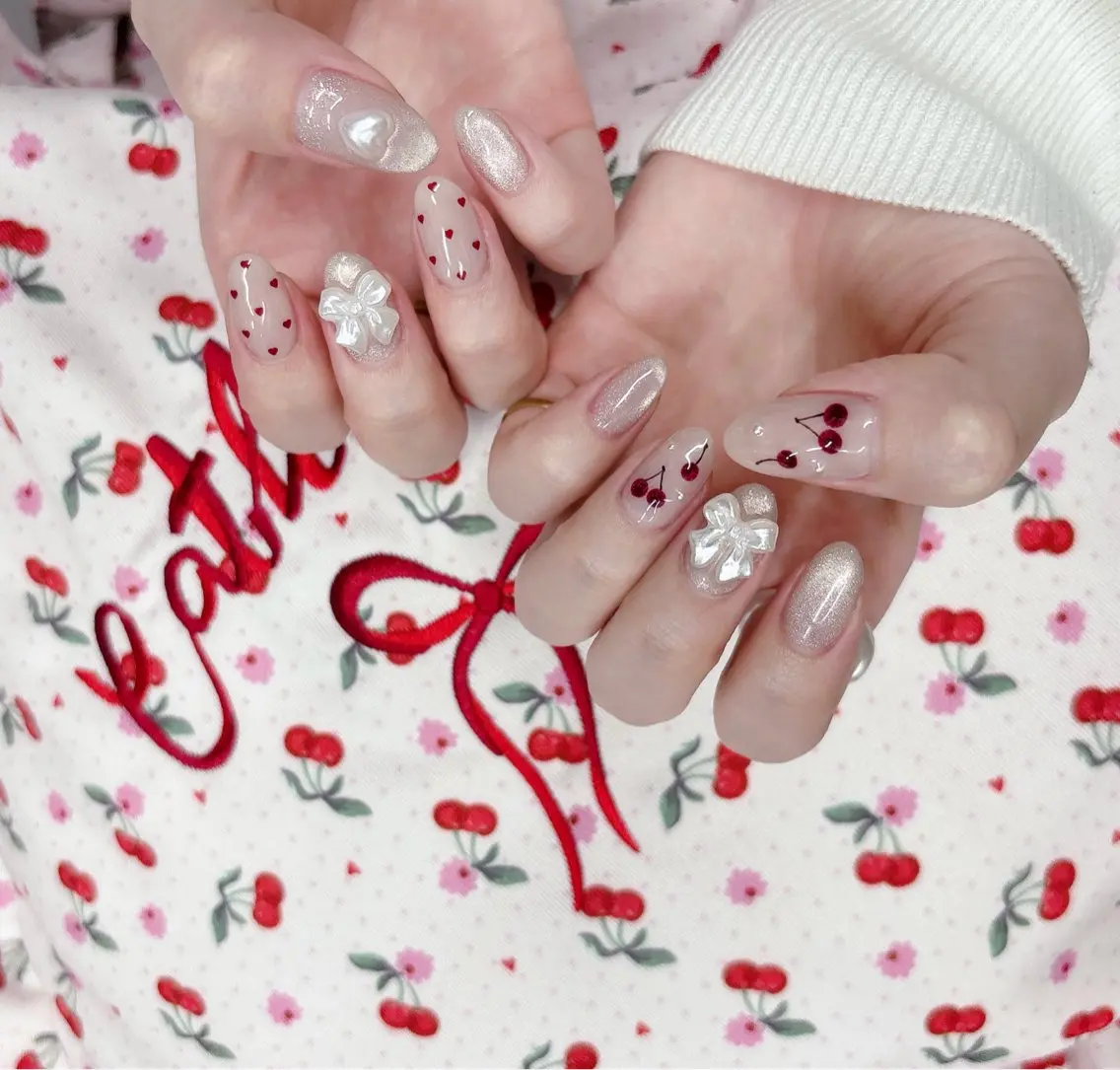 ネイル アートネイル マグネットネイル ハンドネイル FLARE NAIL フレアネイルのネイルデザイン