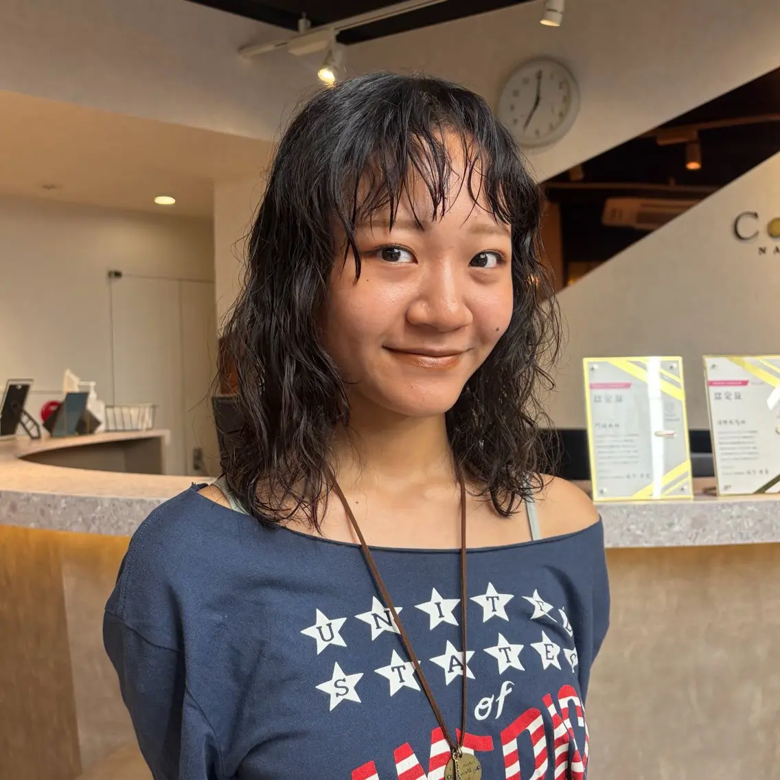ミディアム パーマ パーマ み ゆのヘアスタイル