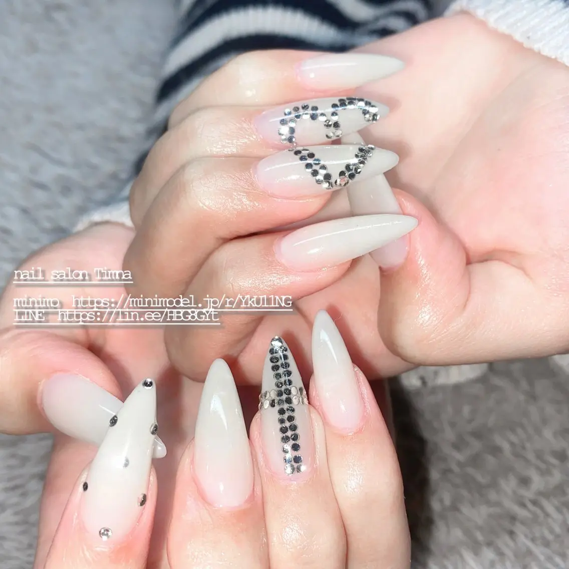 ロング ハンドネイル NAILSALON 🍔Timna🍟のネイルデザイン