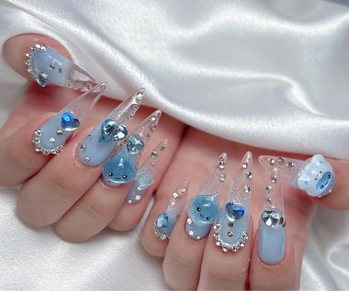 ネイル ハンドネイル Aura  Nail 長さだし/パラジェルのネイルデザイン