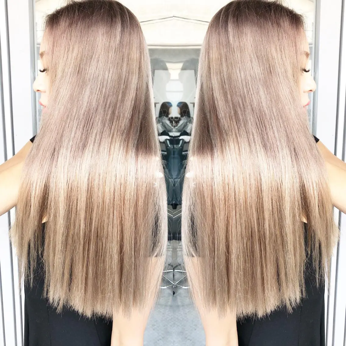 カラー ベージュカラー ミルクティーベージュ レイヤーカット BLend 渋谷のヘアスタイル