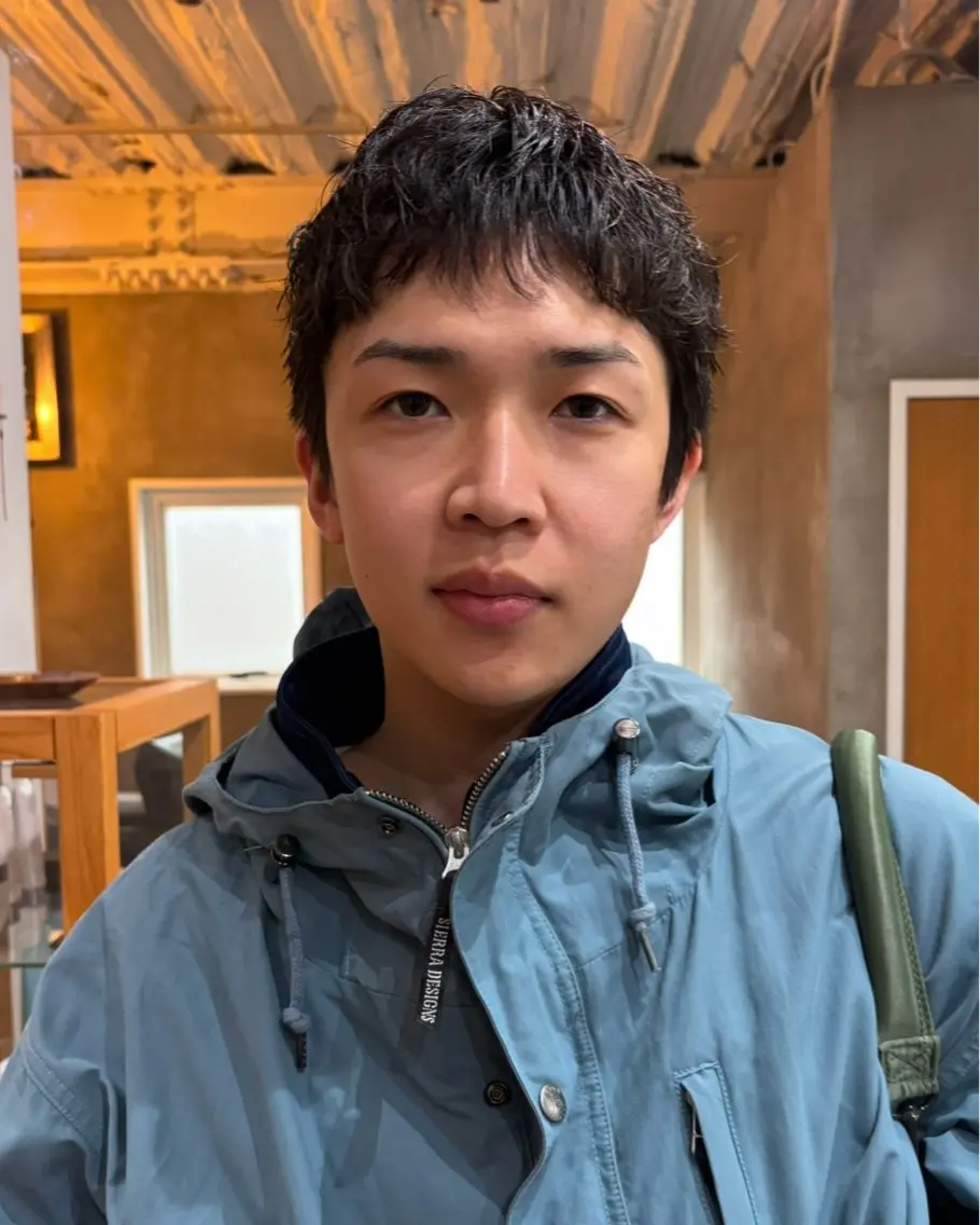 【直毛で扱いづらい方オススメ】メンズショートカット+ピンパーマの写真