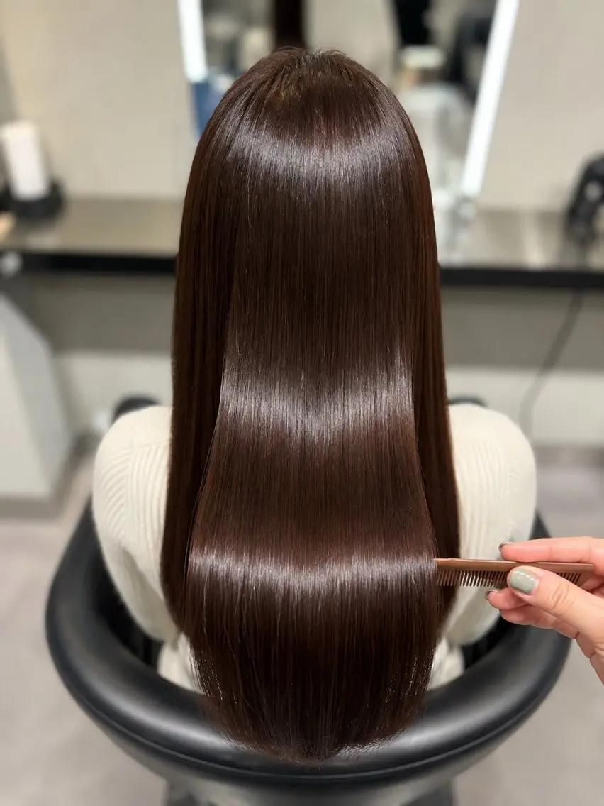 セミロング カラー ブラウンカラー 🌈ウルトワ水素 髪質改善naru🌈のヘアスタイル