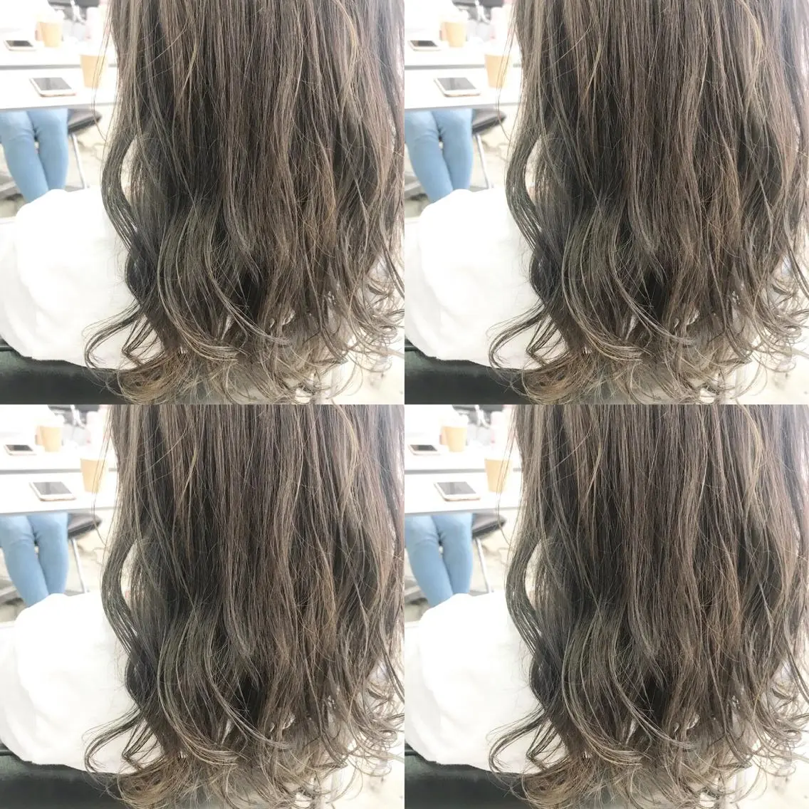 ロング カラー ヘアアレンジ アッシュ ベージュカラー 垢抜け案内人 鈴木聖矢✂️のヘアスタイル