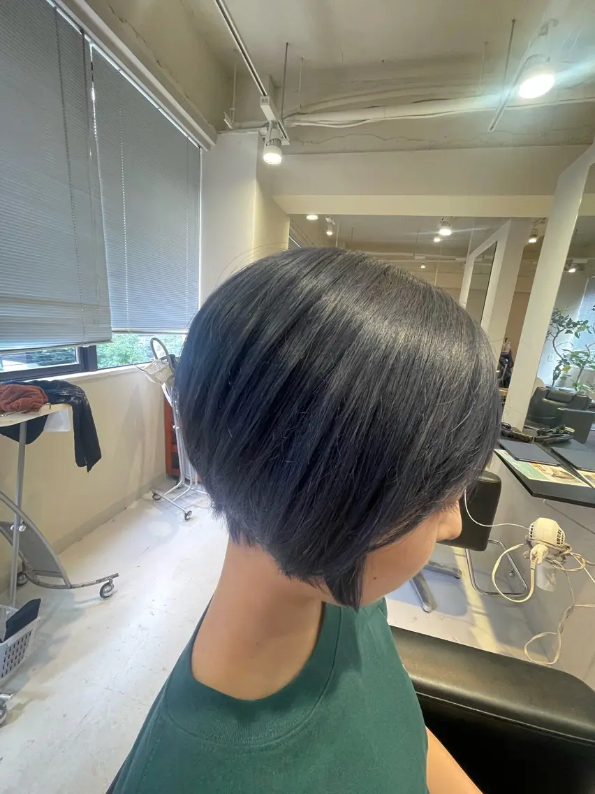 カラー NINE+/代表 ブリーチ特化型サロンのヘアスタイル