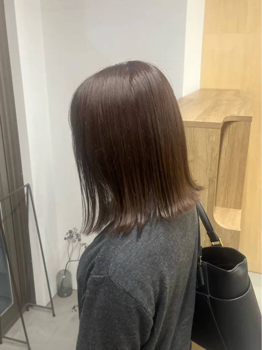 カラー 新美 あかねのヘアスタイル