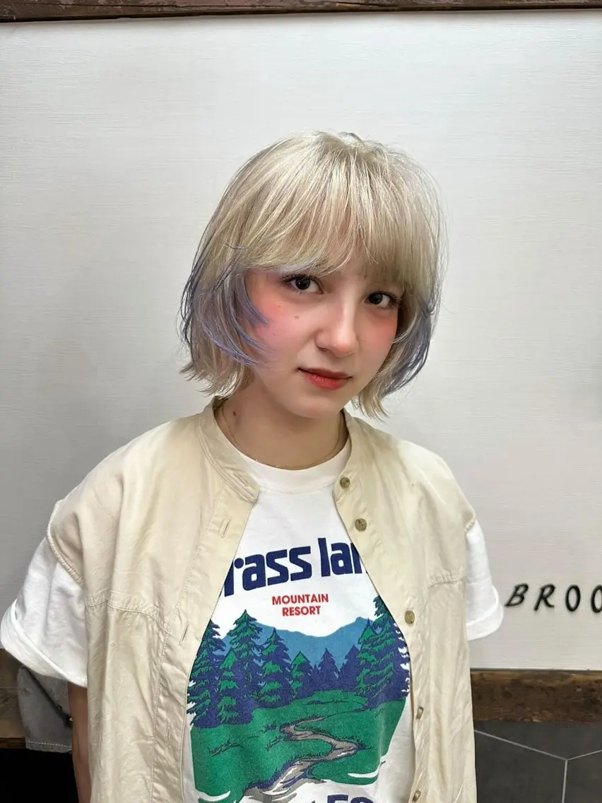 カラー ヘアカラー トリートメント ブリーチカラー/草薙 MARU🌼のヘアスタイル