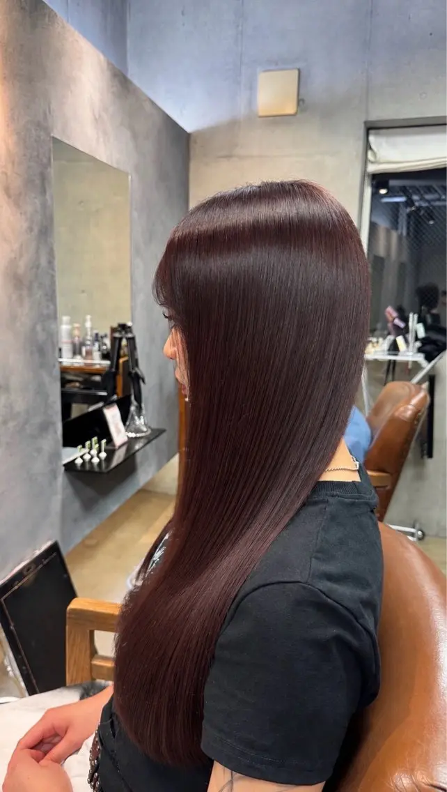 ロング カラー 池上 龍のヘアスタイル