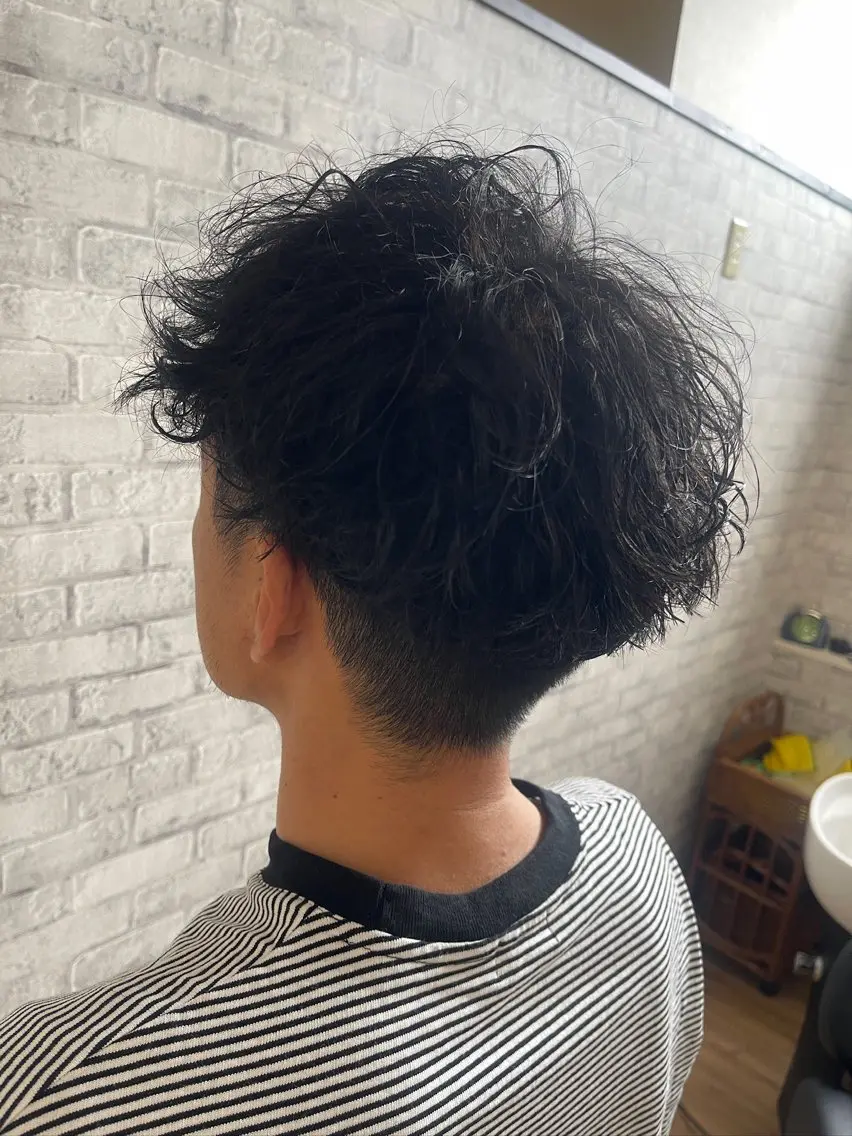 【人気】メンズスパイラルパーマ+カット✂️トレンドの立体感スタイル✨の写真