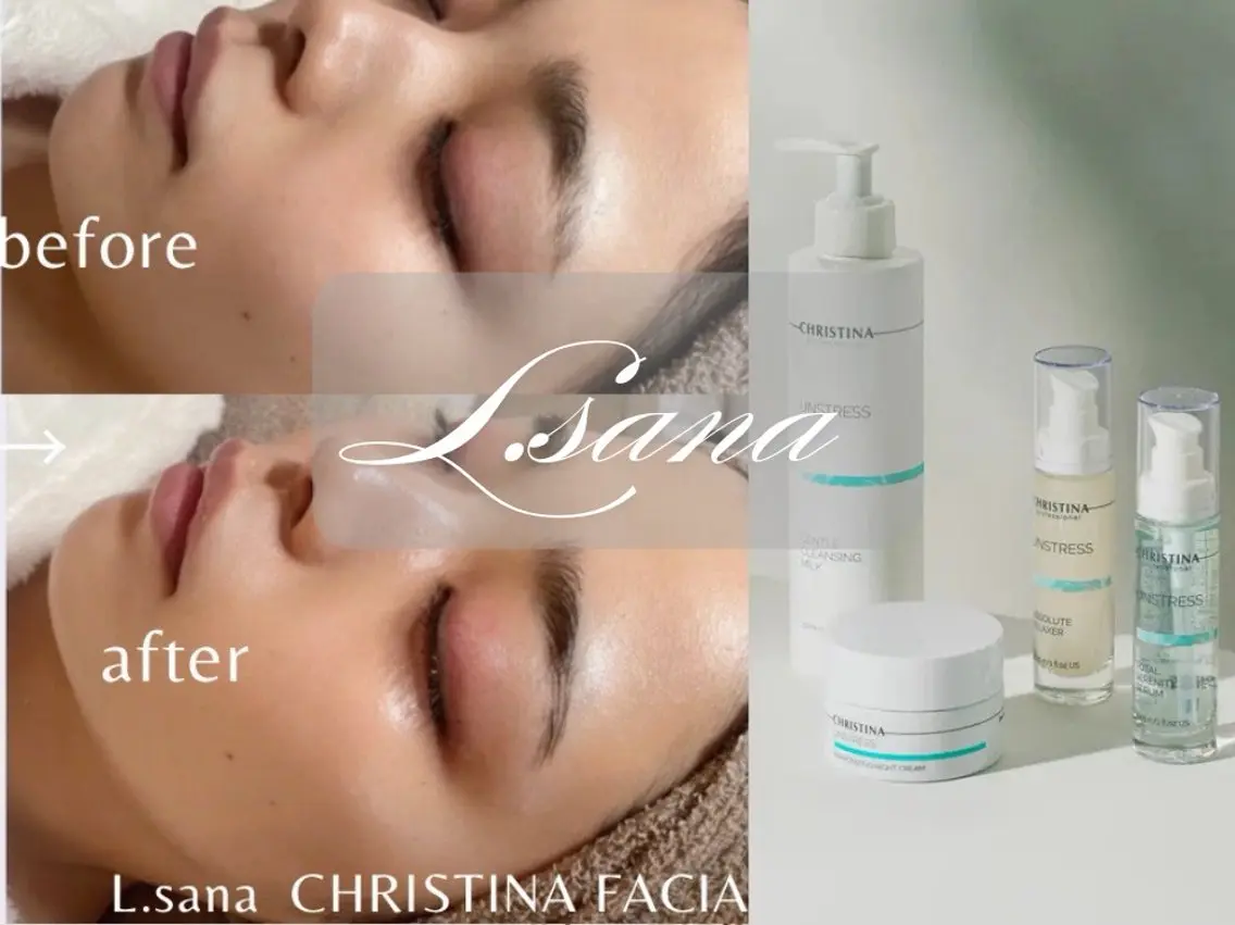 撮影モデル L.sana Wax CHRISTINAのエステ・リラクイメージ