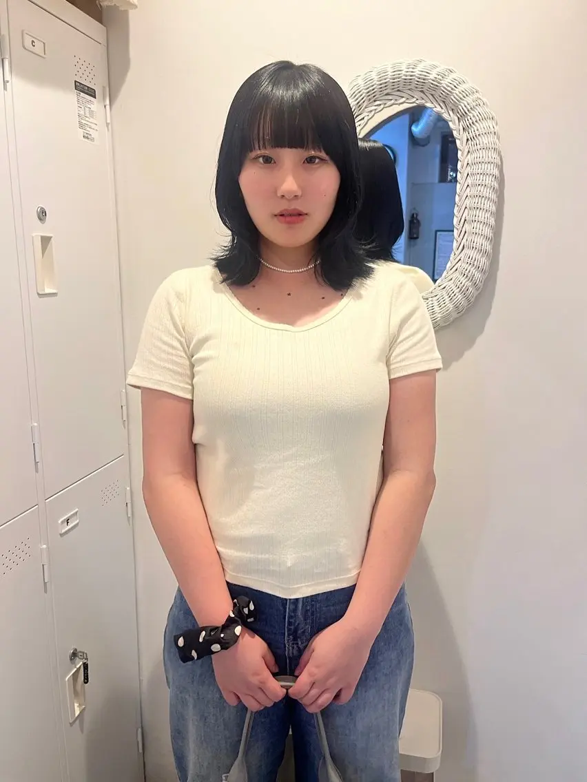 ミディアム カラー loty _nanamiのヘアスタイル