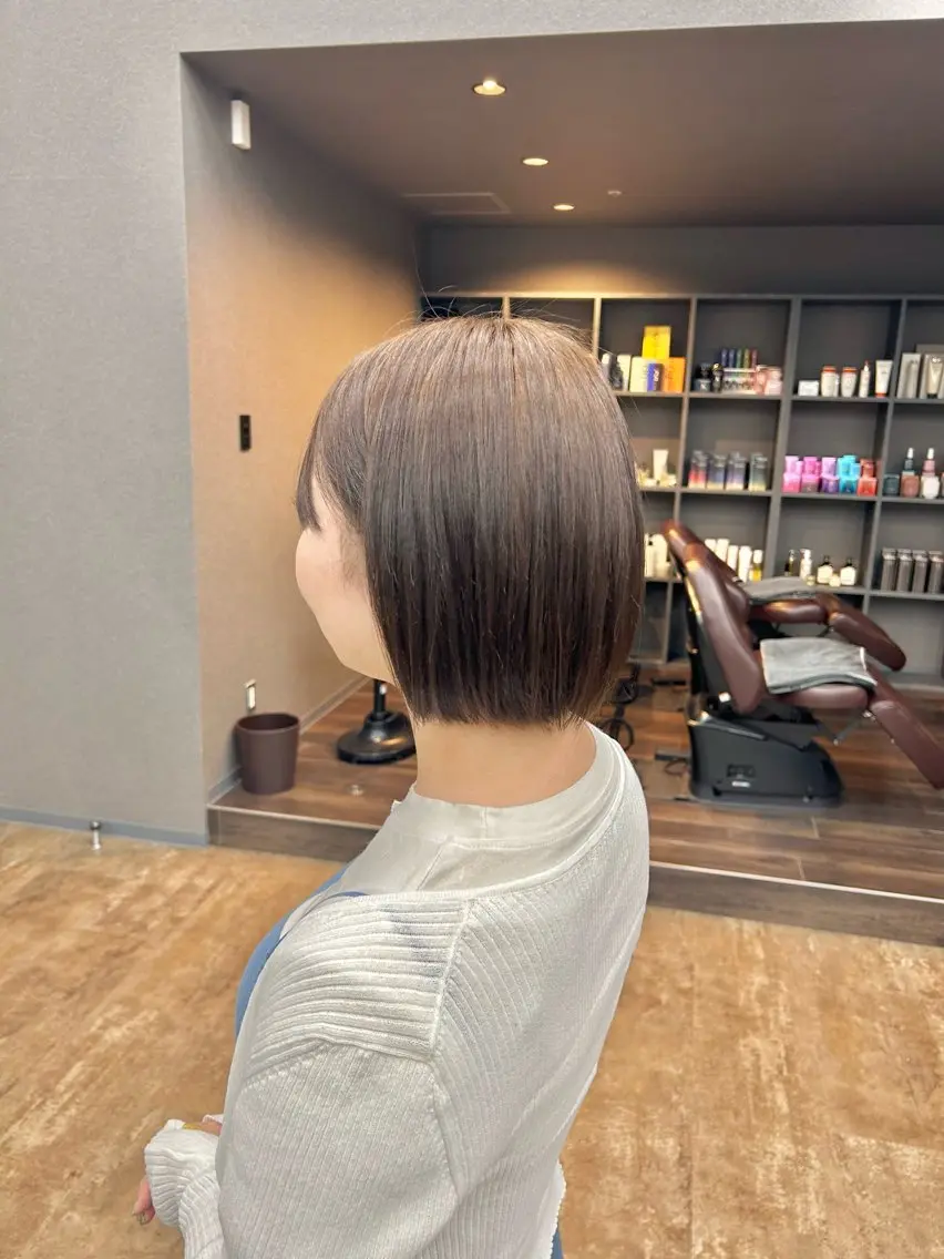 カラー ボブ メンズカット/ヘア セット🎀Ami🎀のヘアスタイル